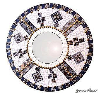 Зеркало из керамической плитки