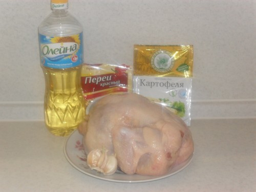 Цыпленок запеченный с картофелем в рукаве Edabf78146e9c47d2d76d1806870a9c4