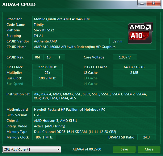 Купить Процессор Amd A10 4600m Для Ноутбука