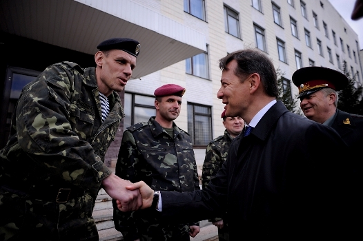 Ляшко посетил Отдельный киевский полк Президента Украины