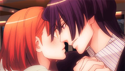 Romance anime where they kiss