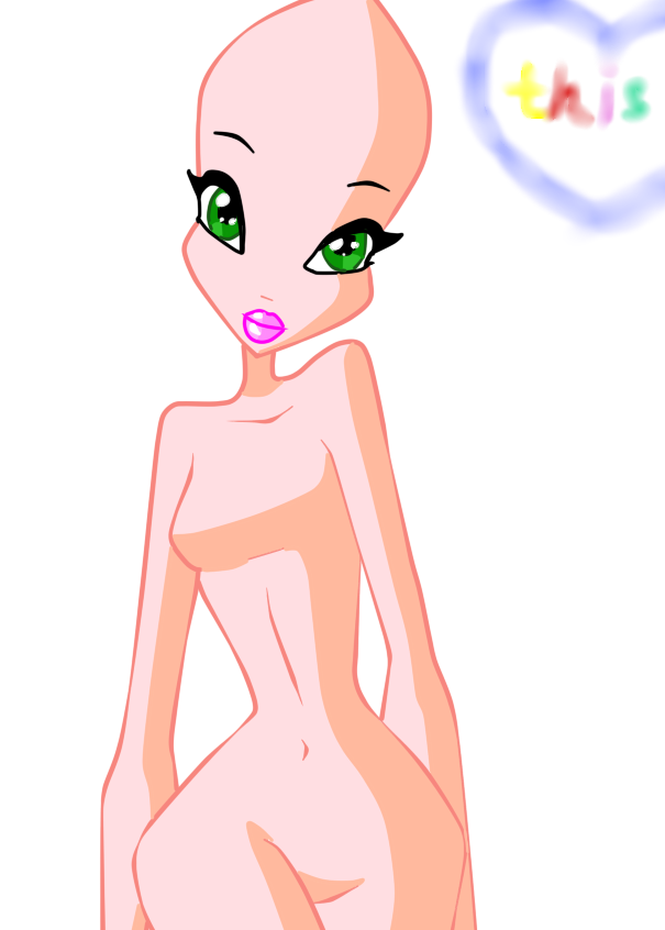 Как рисовать тело винкс
