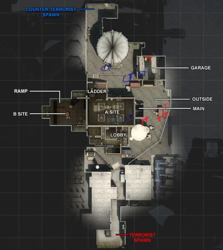 T map. Карта Nuke CS go. Карта нюк КС го. Нюк КС 1.6 обозначения. Точки карта Nuke CS go.