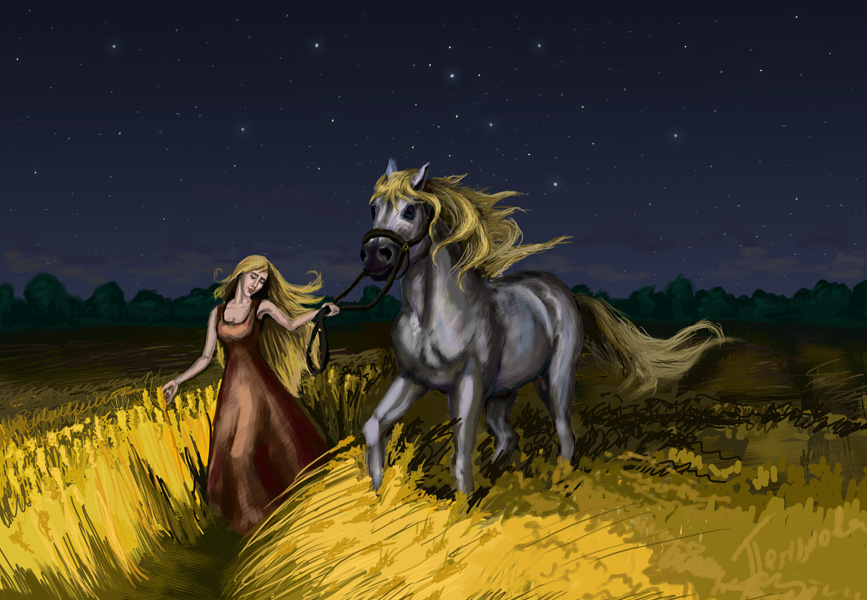Песня конь версия коня. Рисунок на песню конь.